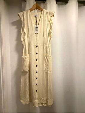 reiss champagne dress Reiss Jacquard Maxi Slip Dress in Champagne Neutral